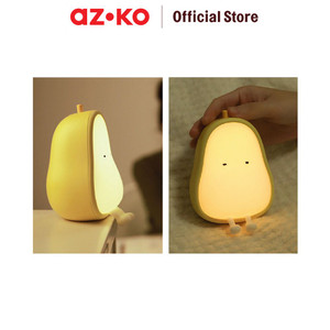 AZKO Eglare Lampu Tidur Rechargeable Pear - Kuning Night Lamp Lucu Lampu Malam Serbaguna Sleep Light Penerangan Tidur