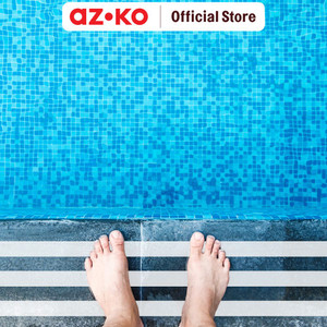 AZKO Maxbuilt 5 cmx4.5 mtr Isolasi Kamar Mandi Anti Slip Peva - Putih Tape Floor Bathroom Lakban Anti Slip Serbaguna Perlengkapan Keselamatan