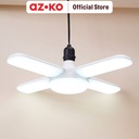 AZKO Apa Bohlam Led Leaf Lipat 40 Watt Cool Daylight - Putih Bulb Lampu Cahaya Putih Indoor Outdoor Light Led Light Bolam