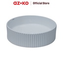 AZKO Acroz Wastfel Keramik Counter Top Sf7009 - Putih Wastafel Kamar Mandi Bathroom Sink Bak Tempat Cuci Tangan Perlengkapan Kamar Mandi