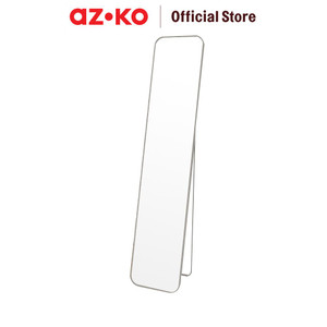 AZKO Arthome Cermin Lantai Aluminium Square Standing Floor Mirror Kaca Berdiri Serbaguna Dengan Sandaran Furniture Indoor Rumah