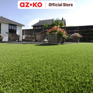 AZKO Arthome 2X1 mtr Rumput Artifisial Spring 40 mm - Hijau Grass Carpet Tumbuhan Buatan Artificial Grass Dekorasi Rumput Sintetis Serbaguna Pajangan Rumah Hiasan Properti Foto