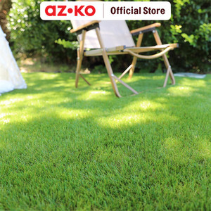 AZKO Arthome 1X3 mtr Rumput Artifisial 35 mm - Hijau/Kuning Grass Carpet Tumbuhan Buatan Artificial Grass Dekorasi Rumput Sintetis Serbaguna Pajangan Rumah Hiasan Properti Foto
