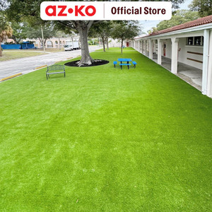 AZKO Arthome 2X1 mtr Rumput Artifisial Spring 30 mm - Hijau Grass Carpet Tumbuhan Buatan Artificial Grass Dekorasi Rumput Sintetis Serbaguna Pajangan Rumah Hiasan Properti Foto