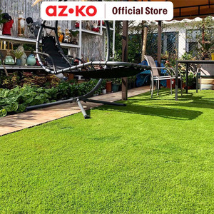 AZKO Arthome 1X1 mtr Rumput Artifisial Spring 15 mm - Hijau Grass Carpet Tumbuhan Buatan Artificial Grass Dekorasi Rumput Sintetis Serbaguna Pajangan Rumah Hiasan Properti Foto