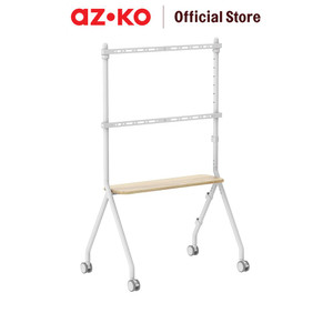 AZKO Krisbow Studia Bracket Tv Standing 43-80 inci - Putih Fixed Fixture Television Penyangga Televisi Breket Gantung Tv Stand Tv Bracket