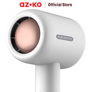 AZKO Memoo Hair Dryer Travel 600 Watt - Putih/Pink Alat Pengering Rambut Hair Styler Elektronik Kecantikan