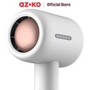 AZKO Memoo Hair Dryer Travel 600 Watt - Putih/Pink Alat Pengering Rambut Hair Styler Elektronik Kecantikan
