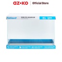 AZKO Fishland 81 ltr Aquarium Nano Bending Opc Tank Aquarium Aquascape Tempat Tinggal Hewan Laut Wadah Tempat Ikan Dekorasi Rumah