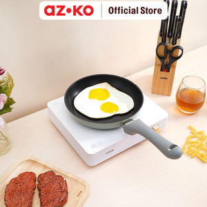 AZKO Kris 20 cm Linea Wajan Penggorengan - Hijau Frypan Pan Lengket Non Stick Teflon Penggoreng Alat Masak Perlengkapan Dapur