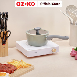 AZKO Kris 16 cm Linea Panci Saucepan Dengan Tutup - Hijau Pot Masak Kuah Sup Anti Lengket Perlengkapan Dapur Peralatan Masak Cookware