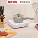 AZKO Kris 16 cm Linea Panci Saucepan Dengan Tutup - Hijau Pot Masak Kuah Sup Anti Lengket Perlengkapan Dapur Peralatan Masak Cookware