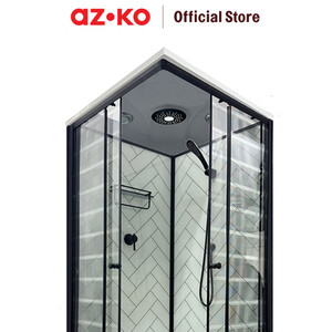 AZKO Fosa Shower Box Full Set 6 Mm Jn-F607 Bilik Mandi Shower Room Cabin Bathroom Accessories Perlengkapan Kamar Mandi