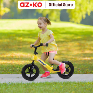 AZKO Berwyn Sepeda Anak Balance Bike Basic - Kuning Kids Bicycle Sepeda Roda 2 Anak Peralatan Olahraga Children Balance Bike
