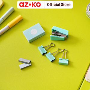 AZKO Ataru Set 3 Pcs Peralatan Kantor - Hijau Perlengkapan Kantor Office Storage Alat Kerja Dan Sekolah Stationary