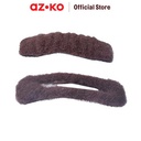 AZKO Ataru 2 Pcs Jepit Rambut Fur Mix - Cokelat Hair Clip Aksesoris Rambut Jepitan Rambut Penjepit Rambut