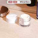 AZKO Ataru 30 gr Pot Cream Dengan Scraper - Putih Wadah Simpan Krim Tempat Cream Cream Pot With Scrapper Perlengkapan Kosmetik