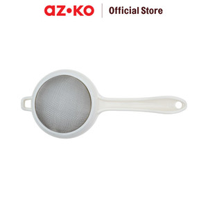 AZKO Krischef 7.5 cm Saringan Teh Circle - Putih Tea Strainer Penyaring Pemisah Ampas Teh Peralatan Minum Kitchen Gadget Perlengkapan Dapur