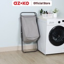 AZKO Stora 65.5X41.5X72.5 cm Keranjang Laundry X Frame Tempat Baju Pakaian Kotor Wadah Cucian Foldable Laundry Basket Perlengkapan Rumah Tangga