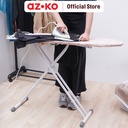 AZKO Stora 91X30 cm Meja Setrika Lipat Dengan Iron Rest Papan Setrikaan Lipet Alas Tempat Setrika Ironing Board Foldable Perlengkapan Rumah Tangga