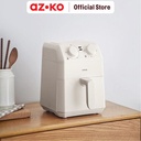AZKO Kris 3 ltr Air Fryer Manual 800 watt - Putih Alat Masak Goreng Pembuat Makanan Penggoreng Tanpa Minyak Elektronik Dapur