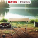 AZKO Soleil Oxford Meja Lipat Medium - Krem Beige Meja Serbaguna Folding Table Multifunctional Foldable Desk Picnic Table Furniture House