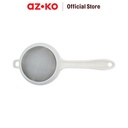 AZKO Krischef 7.5 cm Saringan Teh Circle - Putih Tea Strainer Penyaring Pemisah Ampas Teh Peralatan Minum Kitchen Gadget Perlengkapan Dapur