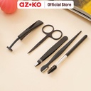AZKO Ataru Set 5 Pcs Threading Alis Alat Penghilang Bulu Alis Eyebrow Threading Kit Beauty Tools Pelengkap Kecantikan Wajah