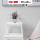 AZKO Forhom Tanaman Artifisial Spring Grass Dengan Pot - Putih Tumbuhan Tanaman Buatan Dekorasi Plant Sintetis Pajangan Rumah Serbaguna Hiasan Properti Foto