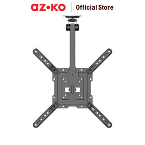 AZKO Krisbow Bracket Tv Plafon 23-55 Inci - Hitam Fixed Fixture Television Penyangga Televisi Breket Gantung Tv Ceiling Tv Bracket