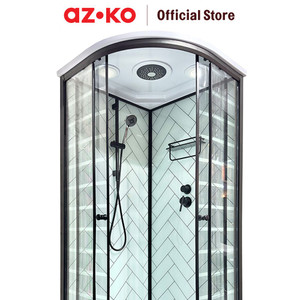 AZKO Fosa Shower Box Full Set 6 Mm Jn-H607 Bilik Mandi Shower Room Cabin Bathroom Accessories Perlengkapan Kamar Mandi