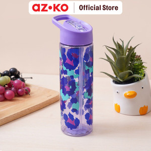 AZKO Smash 700 ml Fashion Botol Minum Pctg Leopard Water Drinking Bottle Botol Air Wadah Minuman Perlengkapan Minum Drinkware