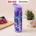 AZKO Smash 700 ml Fashion Botol Minum Pctg Leopard Water Drinking Bottle Botol Air Wadah Minuman Perlengkapan Minum Drinkware