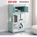 AZKO Stora Hiro Rak Besi 3 Tingkat - Hijau Mint Organizer Serbaguna Tempat Simpan Barang Multifungsi Rak Storage Perlengkapan Rumah Tangga