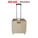 AZKO Maxbuilt Troli Lipat Portable 25 Kg - Krem Alat Pengangkut Barang Dengan Roda Wheels Cart Troli Kardus Box Perlengkapan Industri