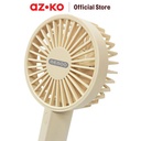 AZKO Memoo Kipas Angin Portabel Rechargeable - Putih Portable Fan Kipas Mini Travel Serbaguna Kipas Angin Isi Ulang Penyejuk Udara