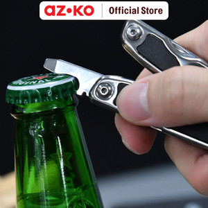 AZKO Tactix Alat Saku Tang Mini Serbaguna 17In1 Pisau Lipat Saku Pocket Knife Perlengkapan Outdoor Peralatan Kemping Survival Knife