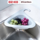 AZKO Stora Rak Saringan Wastawel Dapur Swan Pp - Abu-Abu Food Strainer Perlengkapan Dapur Tirisan Pencuci Buah Dan Sayur