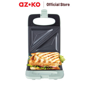 AZKO Kris Sandwich Maker 1 Slice - Hijau Matte Pembuat Roti Lapis Alat Pemanggang Cetakan Sandwich Anti Lengket Perlengkapan Dapur