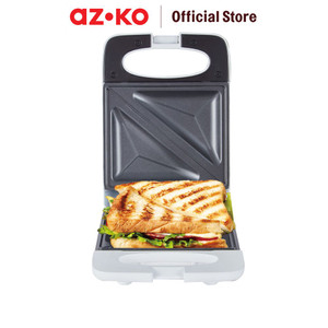 AZKO Kris Sandwich Maker 1 Slice - Putih Matte Pembuat Roti Lapis Alat Pemanggang Cetakan Sandwich Anti Lengket Perlengkapan Dapur