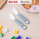 AZKO Rosti Set 2 Pcs Sendok Makan Bayi Sailors Bay Baby Table Spoon Food Grade Eating Utensil Sendok Makan Peralatan Makan