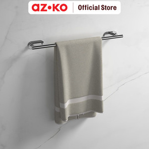 AZKO Fosa Gantungan Handuk Single Bar 60110 Tempat Jemur Anduk Towel Drying Rack Bar Gantungan Handuk Perlengkapan Kamar Mandi Bathroom Tools