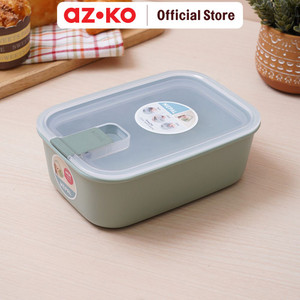AZKO Rosti 1 ltr Wadah Makanan Easyclip - Hijau Sage Nordic Food Container Kotak Makan Food Grade Serbaguna Tempat Makanan Food Storage Kitchenware