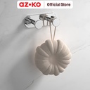 AZKO Fosa Gantungan Dinding Kamar Mandi 2 Kait 60102 Bathroom Hook Kaitan Dinding Serbaguna Pengait Handuk Alat Mandi