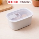 AZKO Rosti 450 ml Wadah Makanan Easyclip - Putih Nordic Food Container Kotak Makan Food Grade Serbaguna Tempat Makanan Food Storage Kitchenware