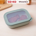 AZKO Rosti 500 ml Cirqula Wadah Makanan Rectangle - Hijau Sage Nordic Food Container Kotak Makan Food Grade Serbaguna Tempat Makanan Food Storage Kitchenware