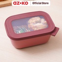 AZKO Rosti 750 ml Cirqula Wadah Makanan Rectangular - Pink Mauve Vivid Food Container Kotak Makan Food Grade Serbaguna Tempat Makanan Food Storage Kitchenware