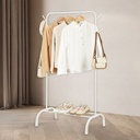 AZKO Stora 82X41X152 cm Gantungan Pakaian Single - Putih Stand Hanger Gantungan Baju Berdiri Clothes Organizer Standing Clothing Rack