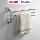 AZKO Acroz Gantungan Handuk Moveable Classic 8617 Tempat Jemur Anduk Towel Drying Rack Bar Gantungan Handuk Perlengkapan Kamar Mandi Bathroom Tools
