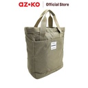 AZKO Passport Zoey Tas Ransel Tote - Cokelat Khaki Adult Backpack Tas Punggung Dewasa Ransel Gendong Serbaguna Totebag
